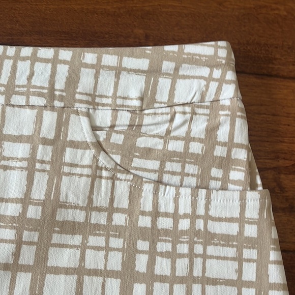 NWT Hilary Radley Womens Skort Skirt Black A Line Stretch Pockets Inner Shorts - Picture 7 of 13